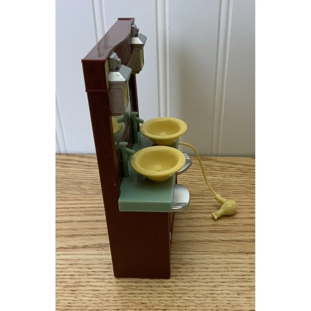 Mattel Fisher Price Loving Family Bathroom Sink‎ Vanity Doll House Furniture
